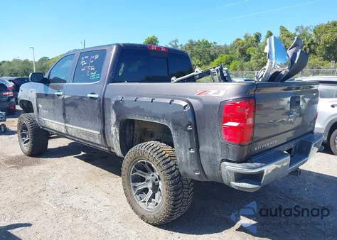 2015 Chevrolet Silverado 1500 2Lz из США, поврежденный, VIN 3GCUKSEC6FG279338